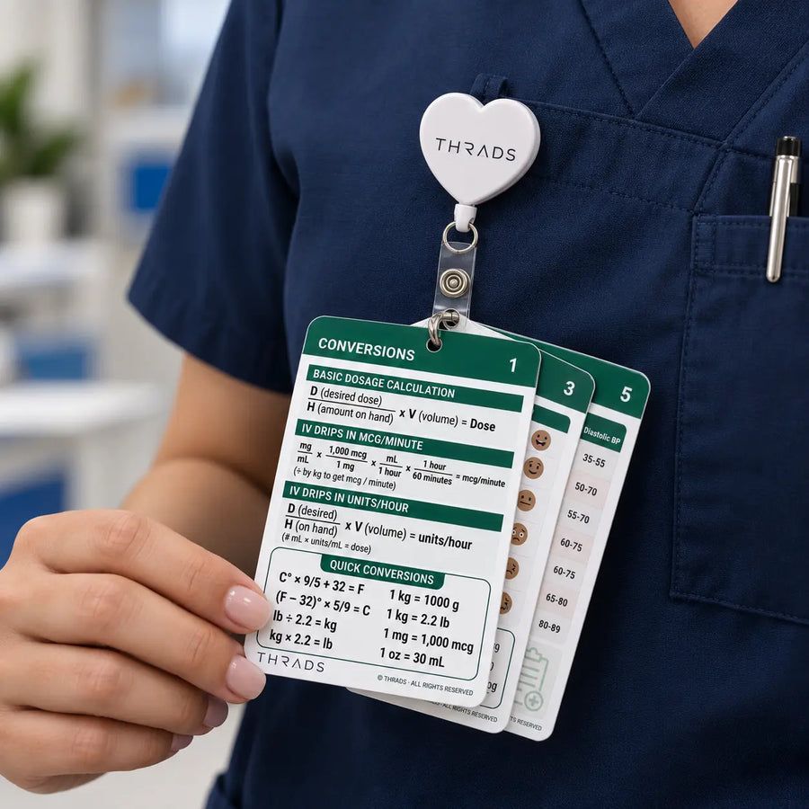 THRADS Nursing General Reference Cards™