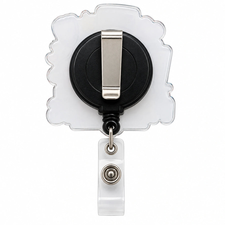THRADS Pediatrics Badge Reel™ — Acrylic Medical ID Clip