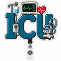 THRADS ICU Badge Reel™ — Acrylic Critical Care ID Clip