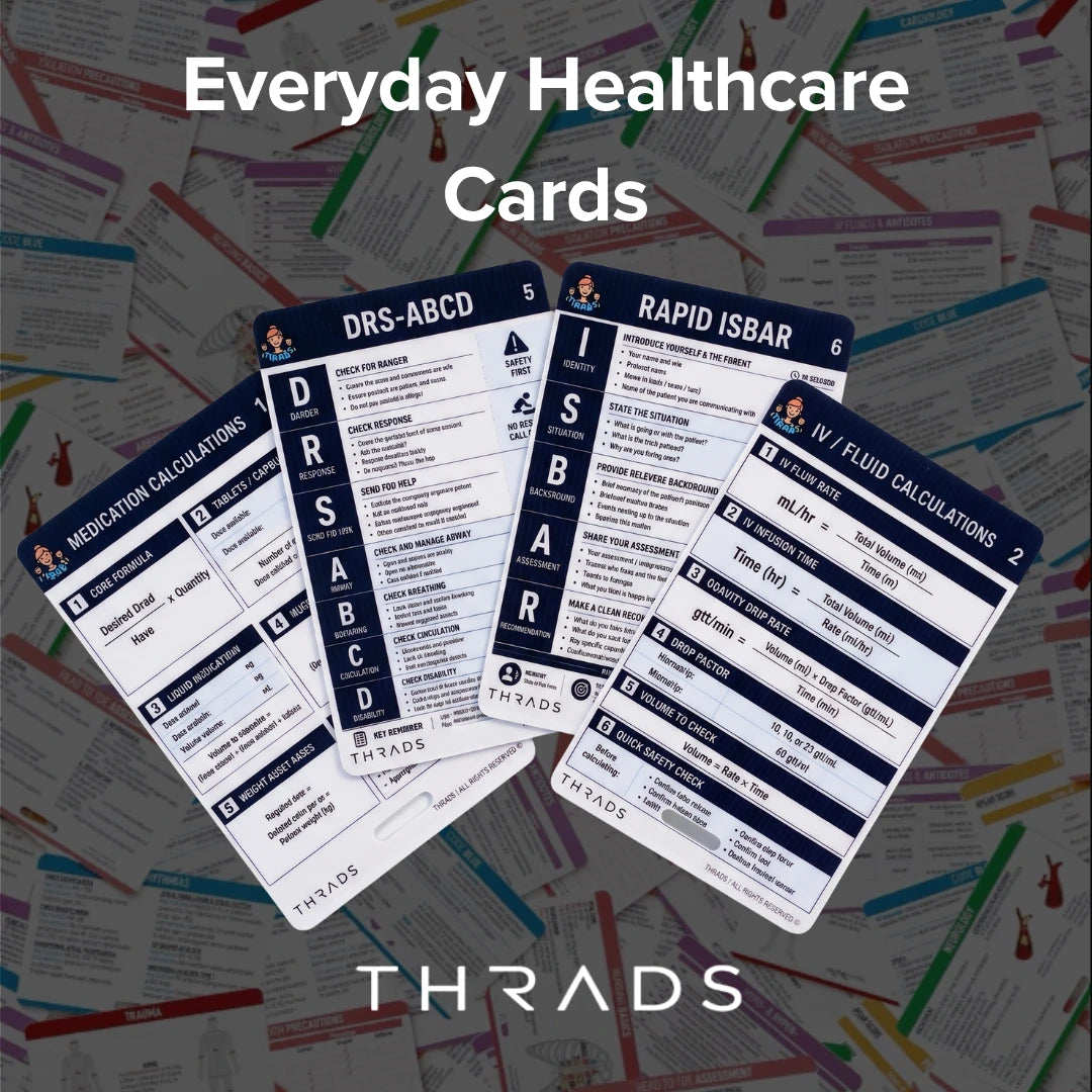 THRADS Everyday Healthcare Reference Cards